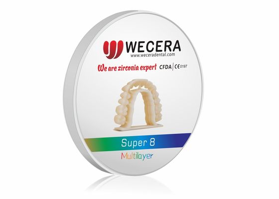 Συμβατές μηχανές Roland VHF imes icore Multi Layer Zirconia Disc με 16 χρώματα Vita 3 χρώματα λευκαντικού ιδανικά για οδοντιατρικά εργαστήρια